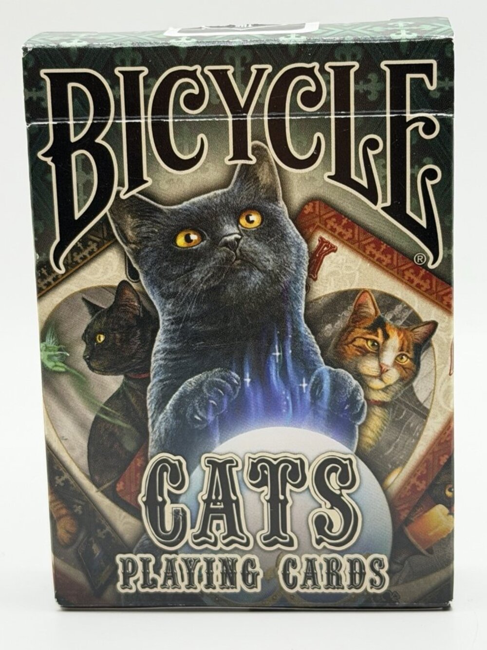 Artistic Cat Playing Cards – Bicycle Linen Finish w/ Lisa Parker’s Design - Used